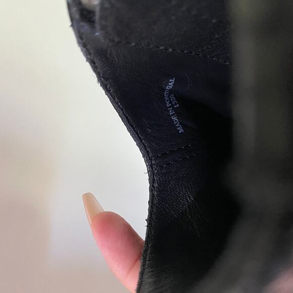 ALLSAINTS Black Carlotta Snake Print Leather Zip Booties Size 38 - Picture 8 of 8